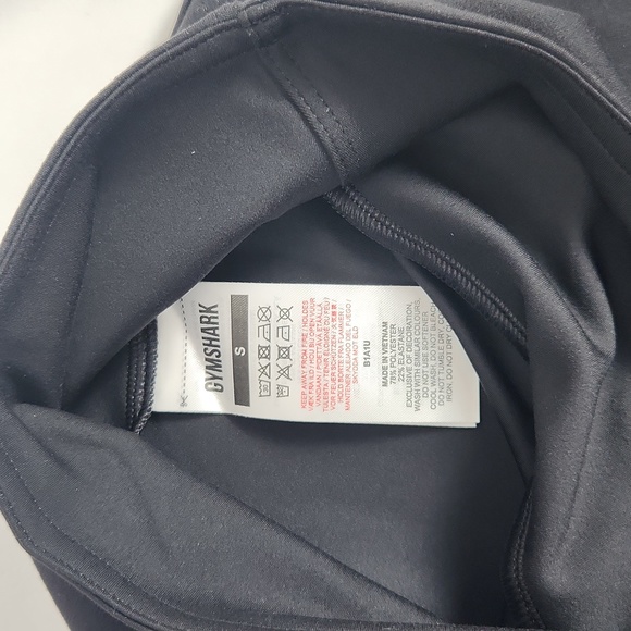 Ladies Gymshark High Waist Black Leggings - Picture 3 of 6